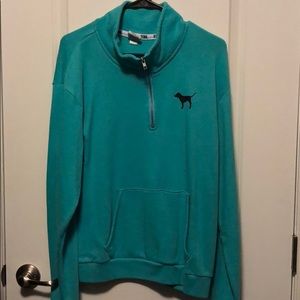 Blue Pink half zip